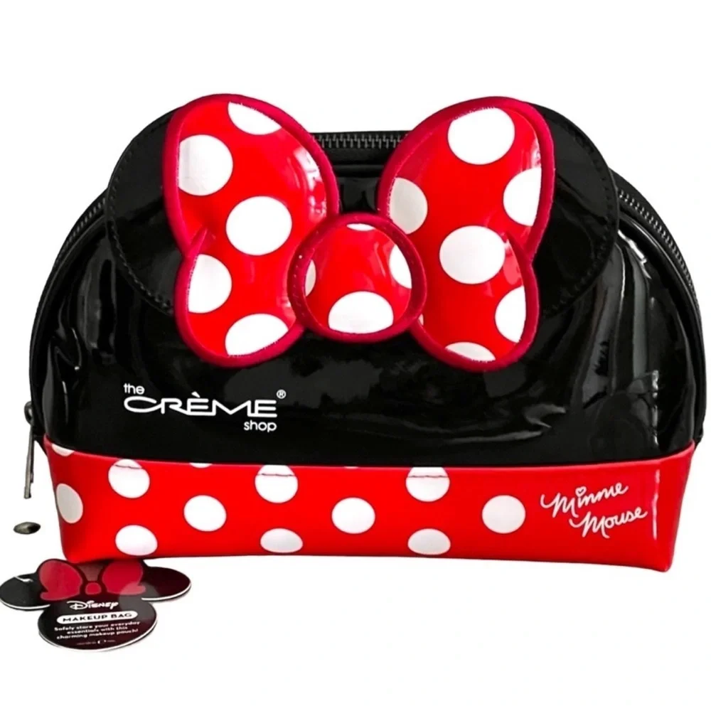 NWT The Crème Shop Minnie Mouse Cosmetic Bag Limited Edition NWT